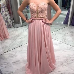 Blush Sherri Hill Prom-Size 2